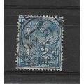 Malta.SG162 2 1/2d Blue.Fine Used.Mar17a