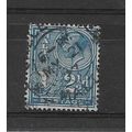 Malta.SG162 2 1/2d Blue.Fine Used.Mar17a