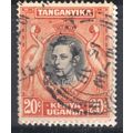 KUT - 1938 - SG139b - 20c black/orange - KGV1 -...