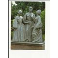 Yorkshire HAWORTH Bronte Sisters Statue Postcar...