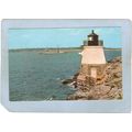 Rhode Island Newport Lighthouse Postcard Castle...