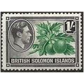 Solomon Isalnds 1938 SG68 1/- Green & Black Mou...