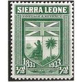 Sierra Leone 1933 SG168 1/2d Green Mounted Mint...