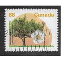 CAN 1991 88c 'WESTCOT APRICOT' (P13) FINE USED ...
