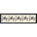 2124 4.9c Buckboard Very Fine MNH Dry Gum PNC 3...