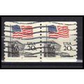 Used 1895 20c U.S. Flag Very Fine CNP Left 3 PA...