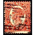 Australia QLD 1896 Queen Victoria 1d Used Stamp...