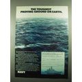 1976 U.S. Navy Ad - Toughest Proving Ground on Earth