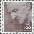 GERMANY, Anton Bruckner 1824-1896, grey 1996, 1...