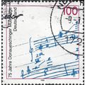 GERMANY, 75 years, Donaueschinger Musiktage, blue 1996, 100pf, #3