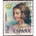 SPAIN, Queen Sofia, blue 1975, 3 Ptas