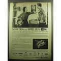 1957 General Electric Advertisement - Cartridge and Stylus - Sinatra or Sibelius