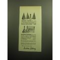 1958 Lucien Lelong Cologne Pyramid and Cologne Twosome Advertisement