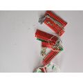 Vintage 1970's Christmas Card Holder String and...