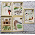 5x1993 Royal Mail postcards - Swans