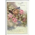929 EASTER GREETINGS Oilette Postcard