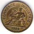 FRANCE 1 FRANC 1922