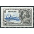 Ascension Island 1935 SG32 2d Ultramarine & Gre...