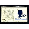 NEW ZEALAND 1970 SG 925 10c QEII + NZ COAT OF A...