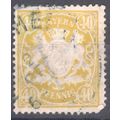 Bavaria 1888 - 40pf yellow - Bavaria Arms - used