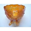 Fine Vintage 1940s Pressed Carnival Glass Marig...
