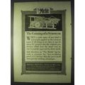 1922 Miehle Printing Press Ad - Coining of Synonym