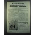 1968 Continental Bank Ad - Site-Seeing Businessmen