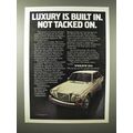 1975 Volvo 164 Car Ad - Luxury is Built In