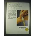 1989 Patek Philippe Watch Ad - Goes beyond measuring Hours