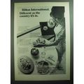 1970 Hilton International Hotels Ad - Different as the Country It's In
