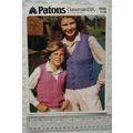 1981 Patons 1866 mother & daughter waistcoats, ...