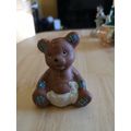 Little Ceramic Bear In A Nappy