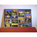 multiview, AT NIGHT, PARIS, FRANCE used postcar...