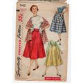Simplicity 1462 Lady's skirt and stole vintage ...