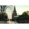 Village & Church, Eastham, Cheshire, Valentine'...