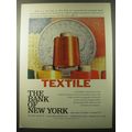 1960 The Bank of New York Ad - Textile