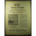 1960 U.S. Savings Bonds Ad - Now - Series E Bonds