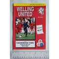 1996 programme Welling United v. Farnborough Town