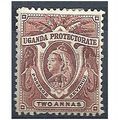 Uganda 1898 SG86 2a Red-Brown Fine Mounted Mint.
