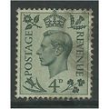 GB 1938 KGV1 4d Grey Green Stamp SG 468.(D116