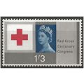 1963 SG643p 1/3d Red Cross PHOSPHOR Unmounted M...