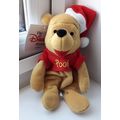 SANTA POOH, Plush/Beanie, Tagged, DISNEY