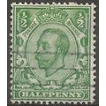 1912 SG347 1/2d Yellow-Green Wmk Royal Cypher S...