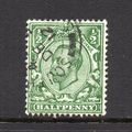 George V - 1912 - ½d Green (sg339) Used #3