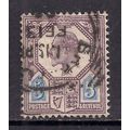 GB 1901 - 11 KEV11 5d Purple/Blue F/used Wmk 49...