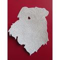 6 x Tattered Lace Die Cuts Airedale Terrier Dog
