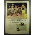 1952 Ansco Color Film Ad - No other film gives the real-life look of Ansco