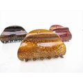 Painted marbled hair claw clamp clips medium hair