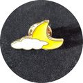 Moon in Cloud Pin Badge Lapel Gift Badges 2.1 c...