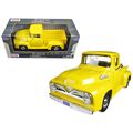 1955 Ford F-100 Pickup Truck Yellow 1/24 Diecas...